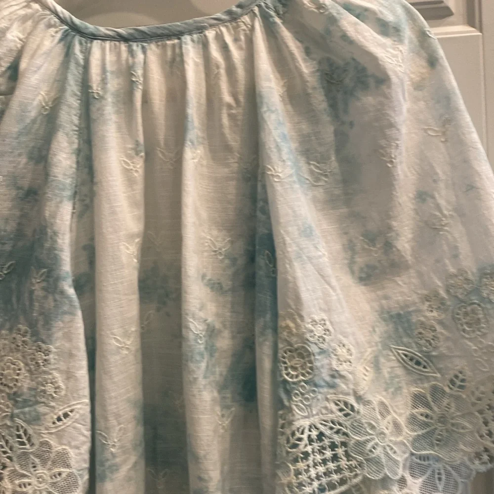Anthropologie peasant style blouse.  Size XL. - Picture 6 of 7